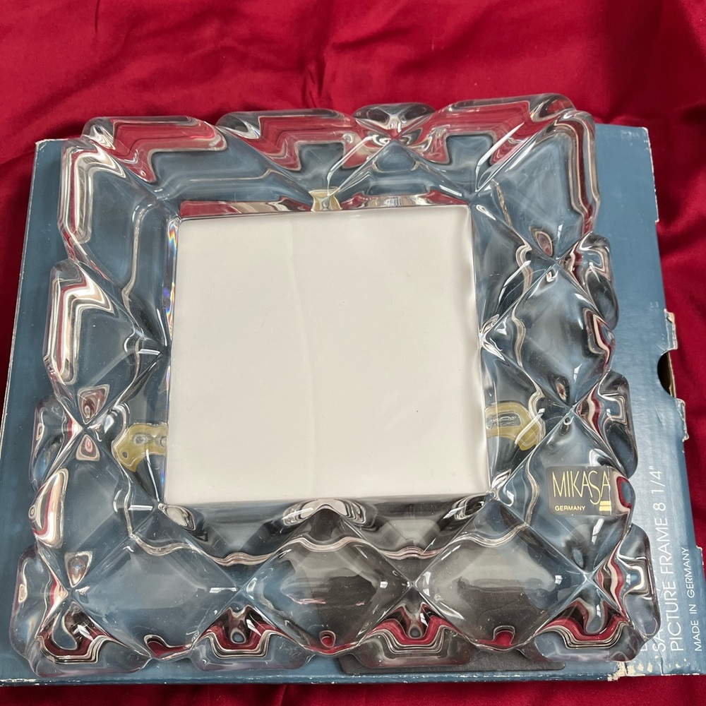 Mikasa Crystal picture frame